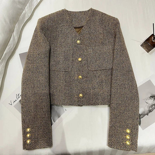 Image of Alison | Women's Cropped Button-Front Jacket