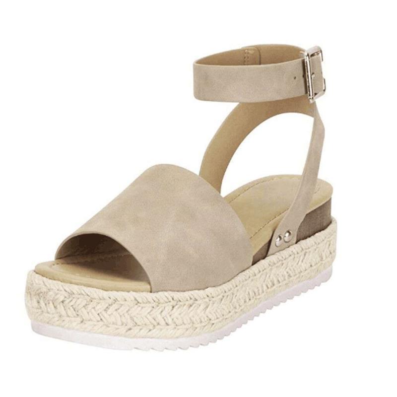 Image of Amanda | Women's Platform Ankle Strap Sandals