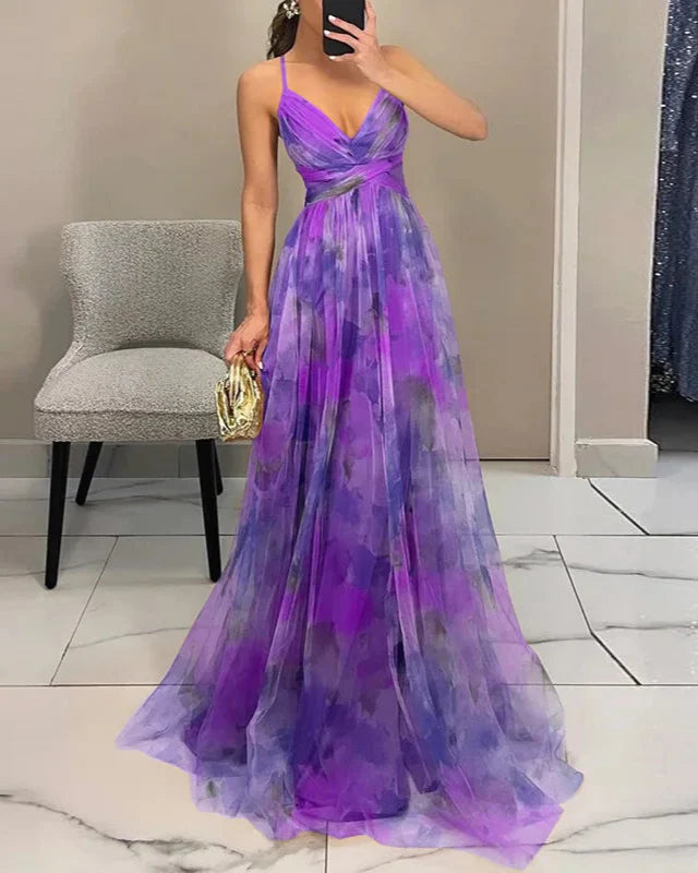 Image of Bernice | Women's Spaghetti Strap Maxi Dress