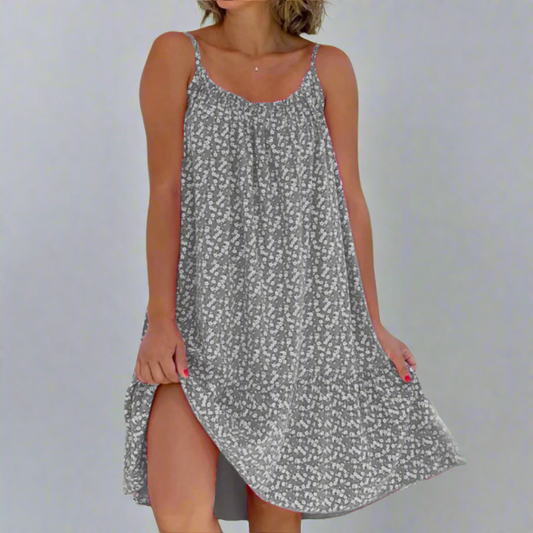 Image of Carla | Women's Sleeveless Floral Mini Dress