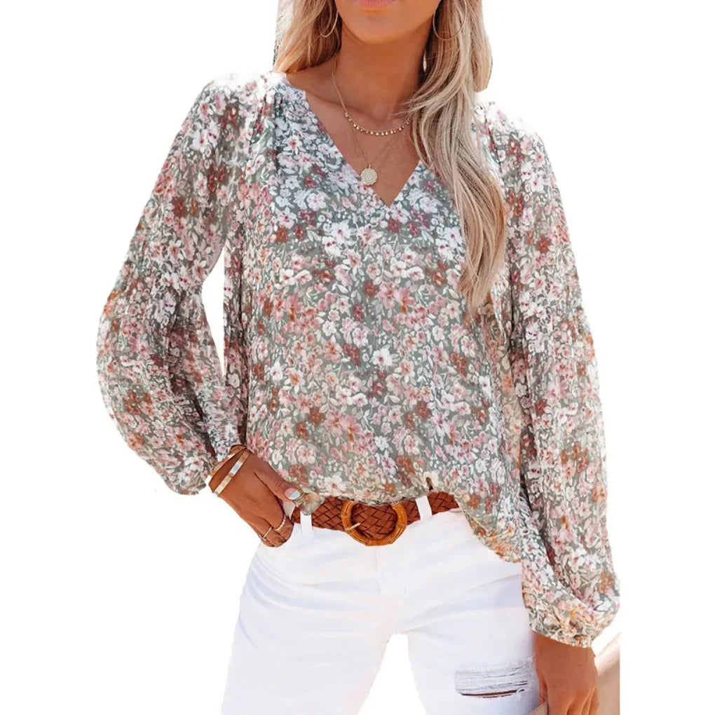 Classic Women's Long-Sleeve Blouse