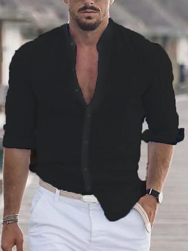Image of Clint | Men's Button-Down Casual Shirt