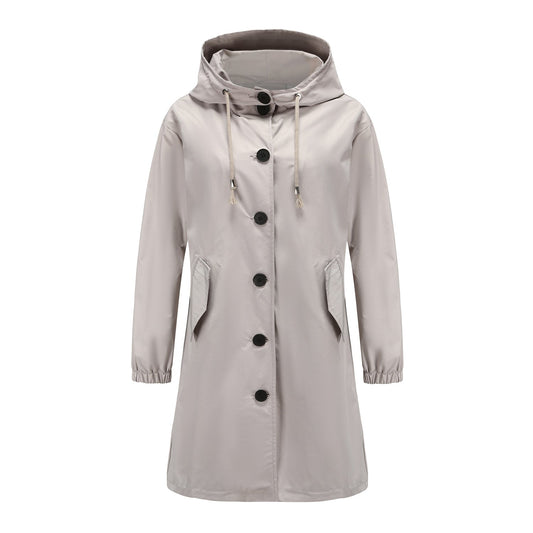 Image of Colleen | Women's Hooded A-Line Coat