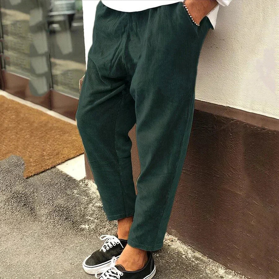 Image of Dale | Men's Elastic Waist Relaxed Fit Pants