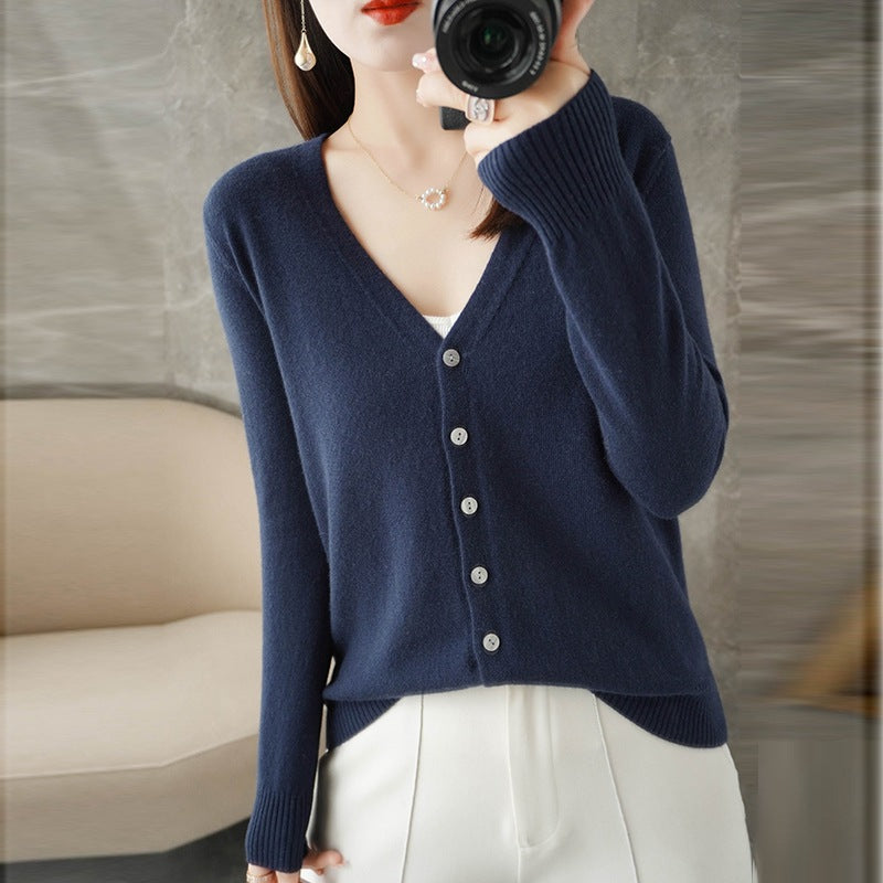 Image of Danielle | Women's Button-Down Long Sleeve Cardigan