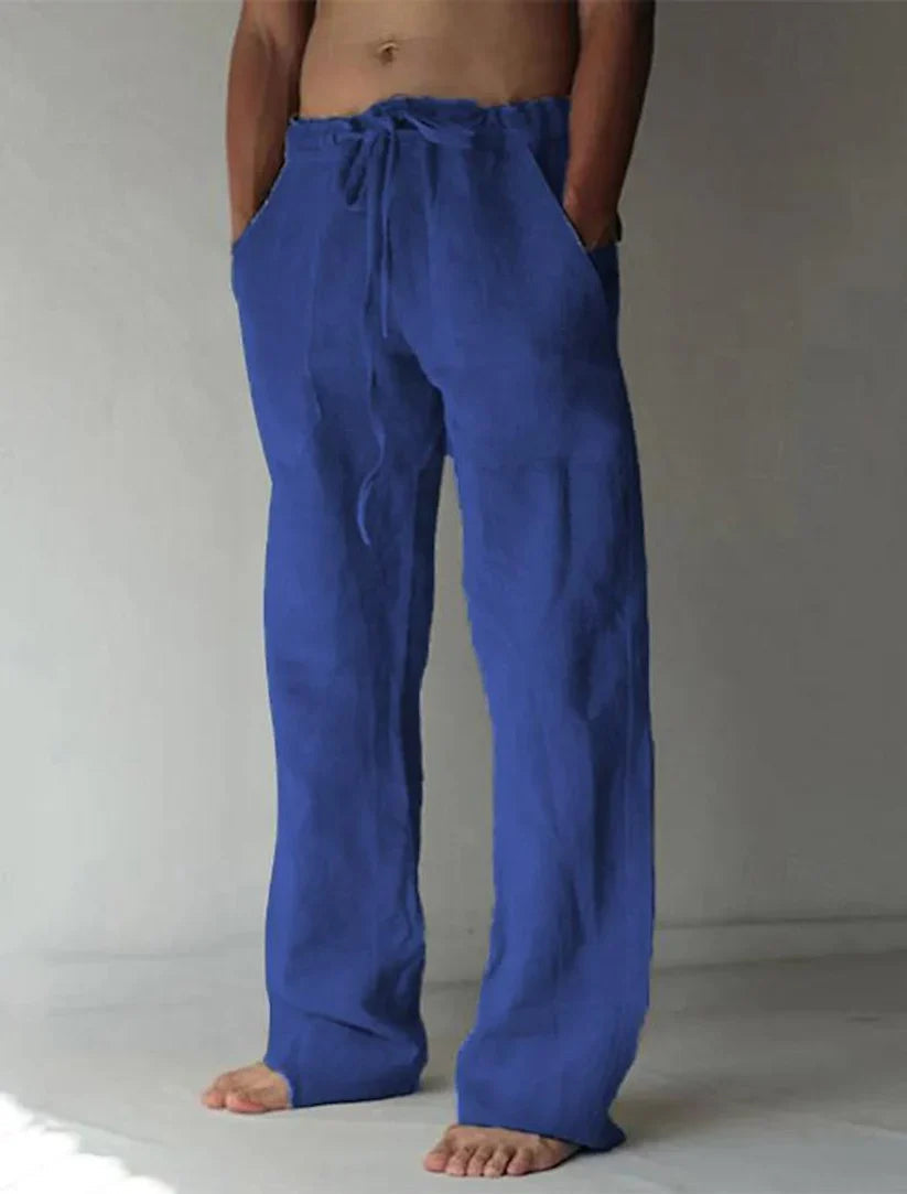 Image of Dean | Men's Drawstring Wide Leg Pants