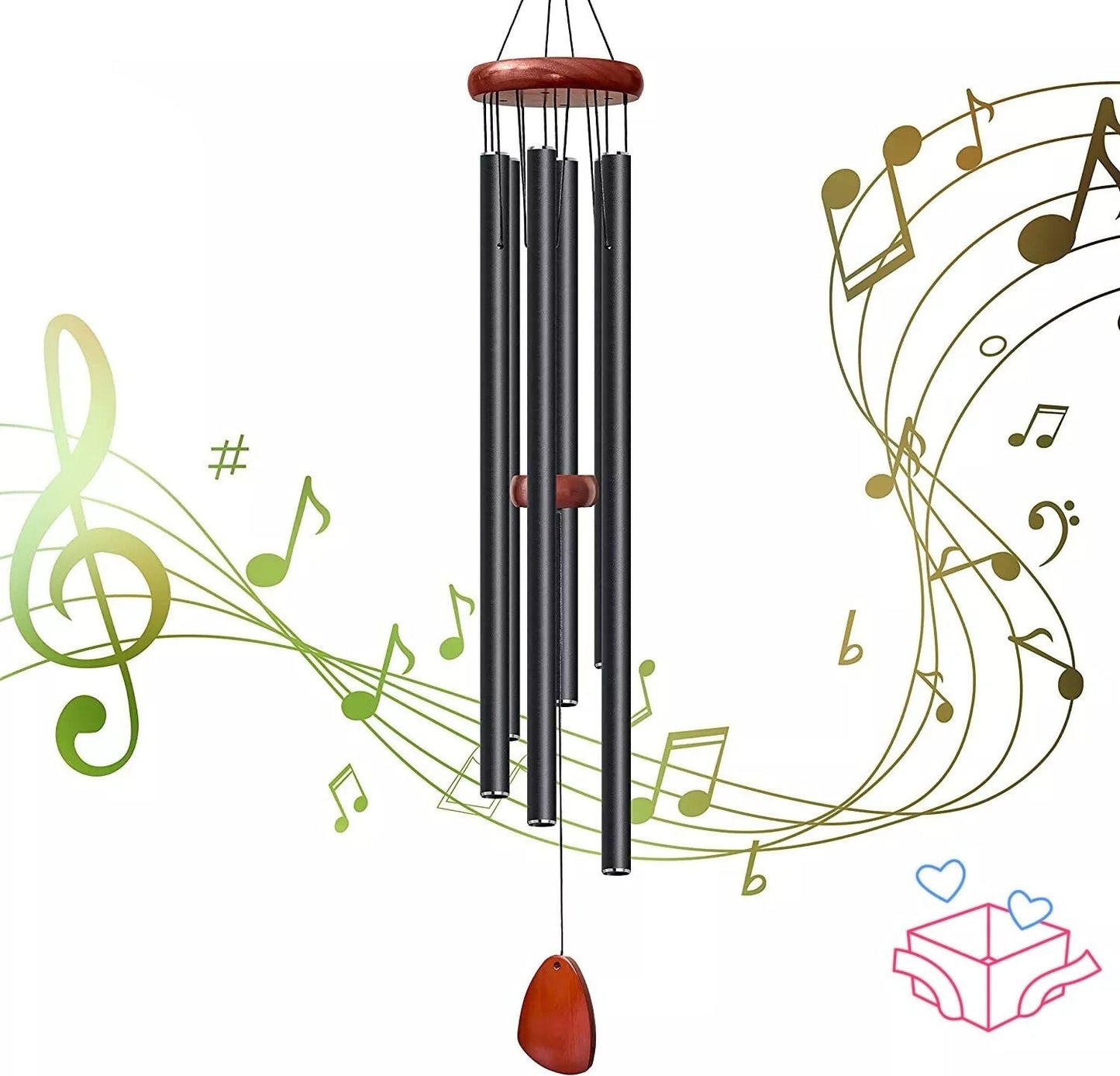 Deep Tone Aluminium Wind Chimes for Relaxation