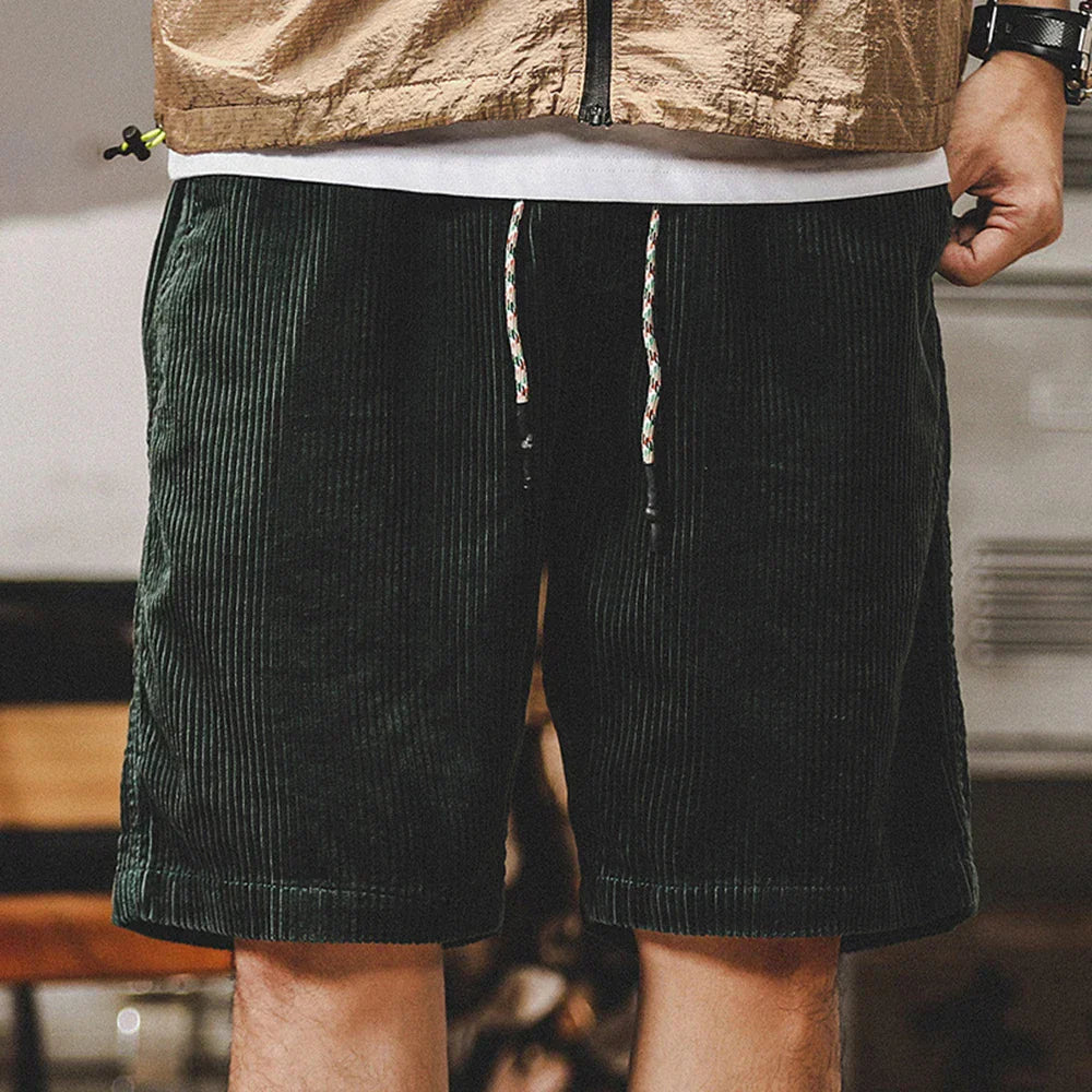 Image of Earl | Men's Drawstring Corduroy Shorts