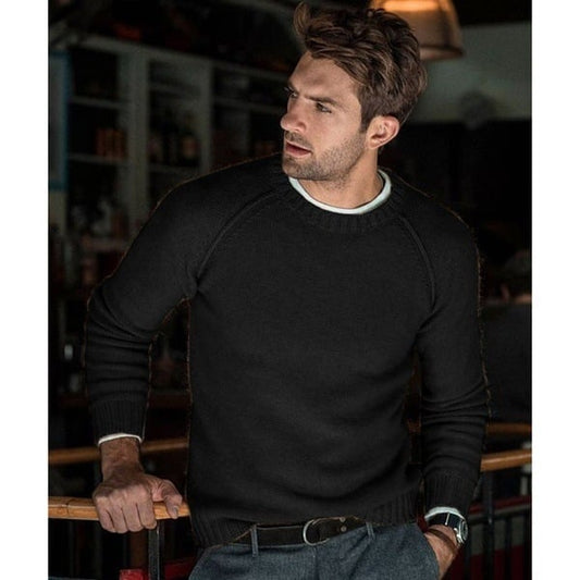 Image of Emmanuel | Men's Crew Neck Pullover Sweater