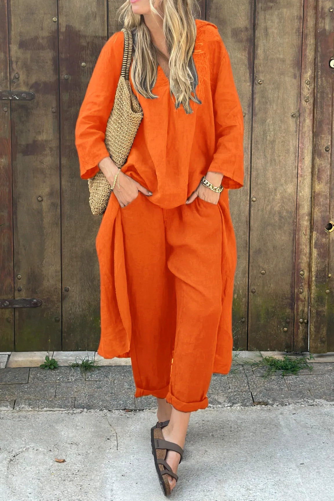Image of Erica | Women's Relaxed Fit Two-Piece Set