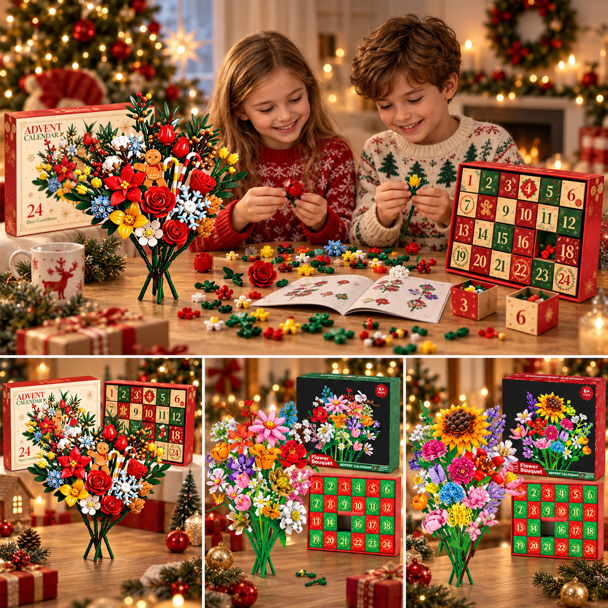 Flower Advent Calendar 2026 – Build Your Own Magical Christmas Bouquet