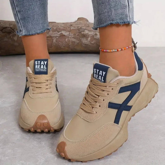 Image of Gabriella | Women's Platform Lace-Up Athletic Sneakers