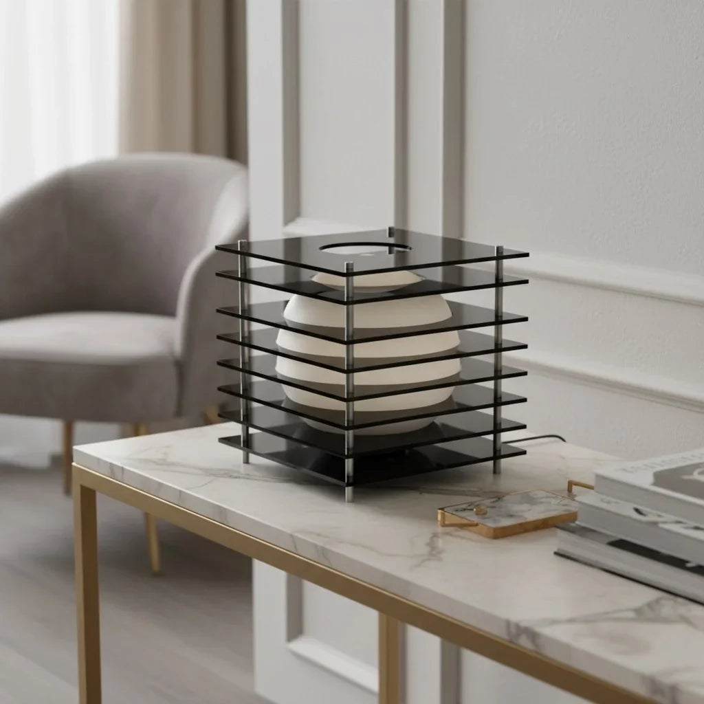 Geometric Layered Table Lamp