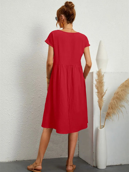 Image of Harmony | Women's A-Line Midi Dress