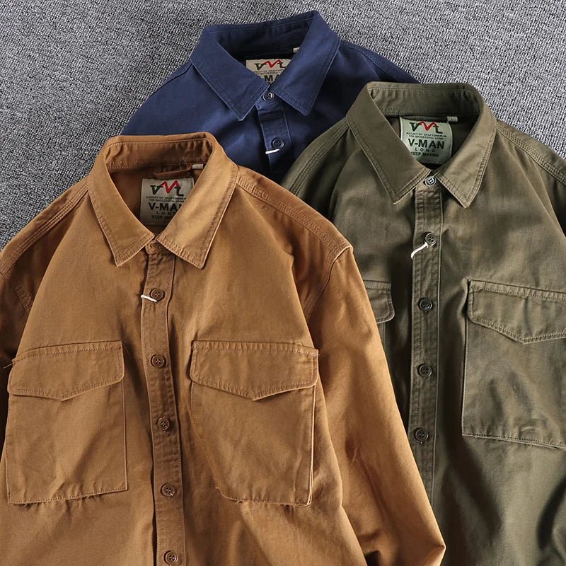 Image of Jake | Men's Long Sleeve Button-Down Shirt