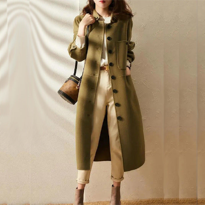 Image of Janice | Women's Long A-Line Coat