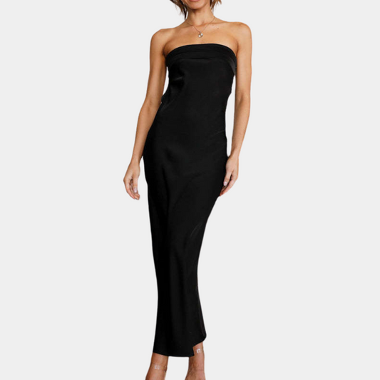 Image of Janine | Women's Strapless Maxi Dress