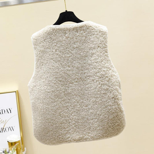 Image of Joyce | Women's Button Front Fleece Vest