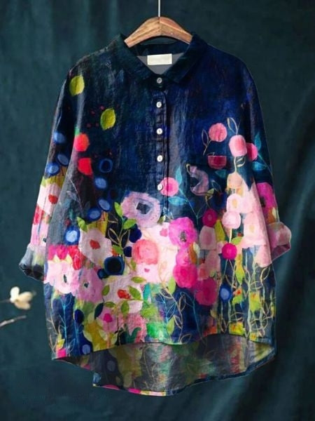 Lightweight Floral Blouse | Ideal for Autumn