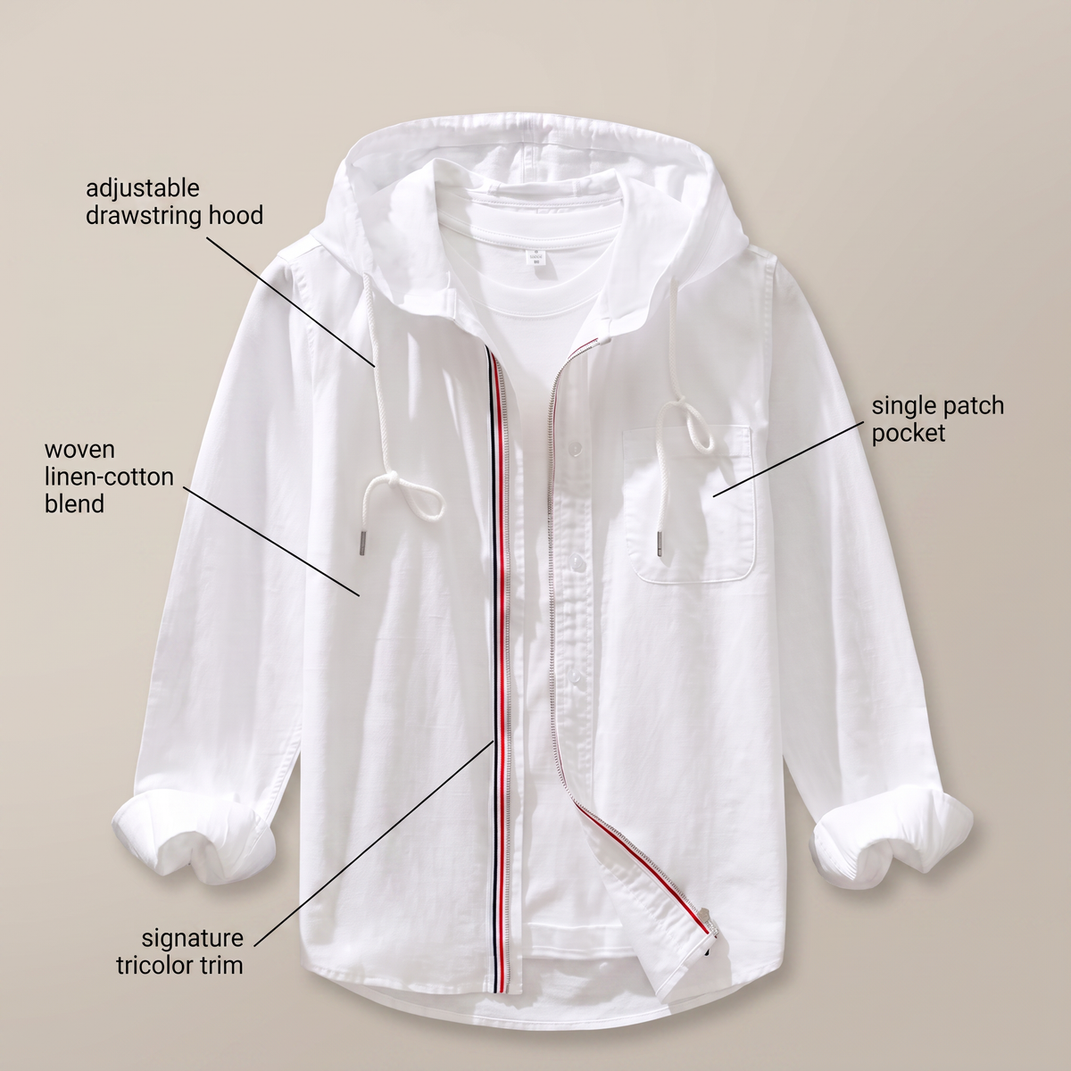 Linen Hoodie