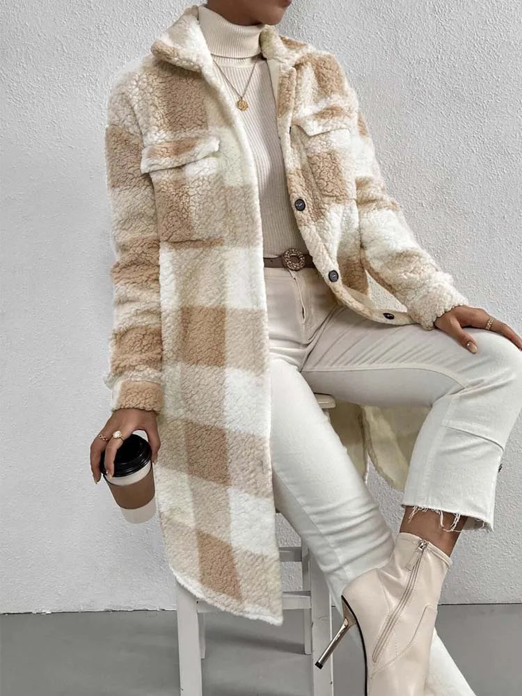Image of Lisa | Women's Oversized Button-Down Coat