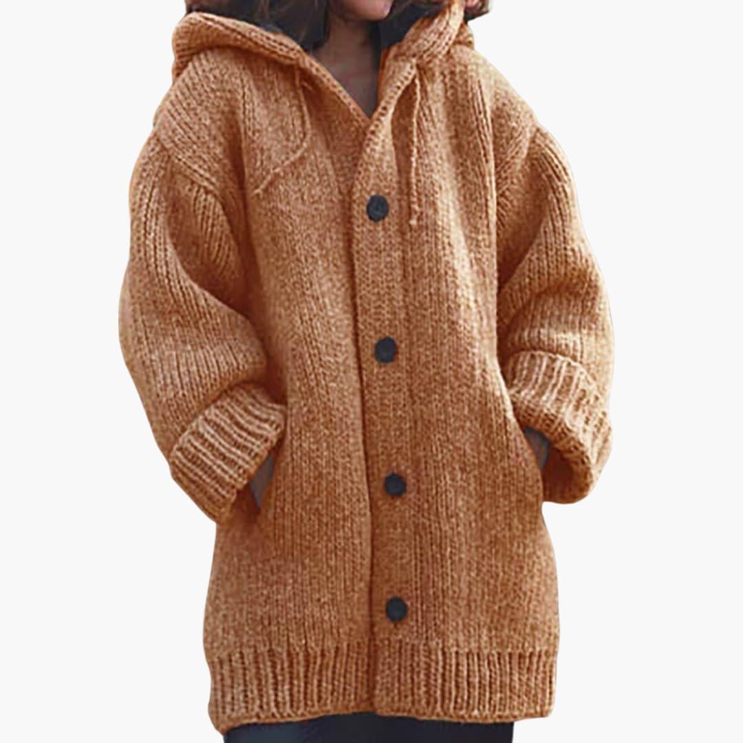 Long Hooded Cardigan for Women