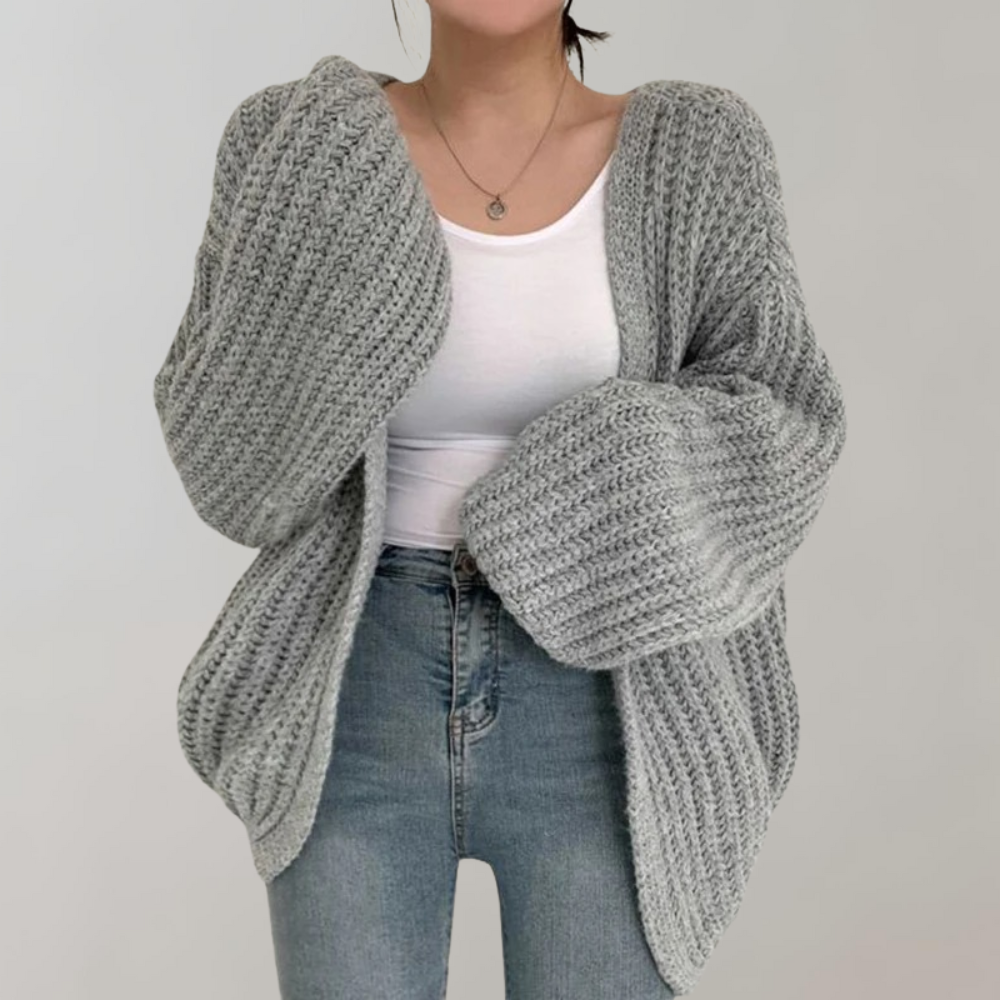 Image of Lydia | Women's Oversized Open Front Cardigan