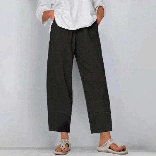 Lydia | Women's High-Waisted Wide Leg Pants - Image 2