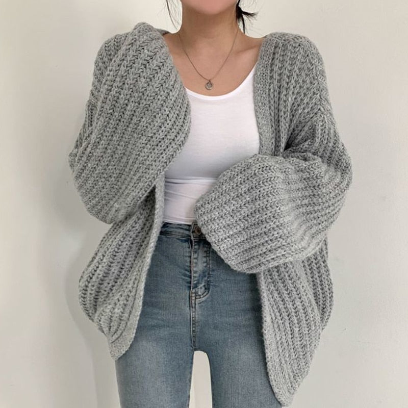 Image of Mae | Women's Oversized Open Front Cardigan