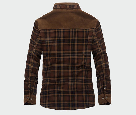 Image of Malcolm | Men's Long Sleeve Plaid Shirt Jacket