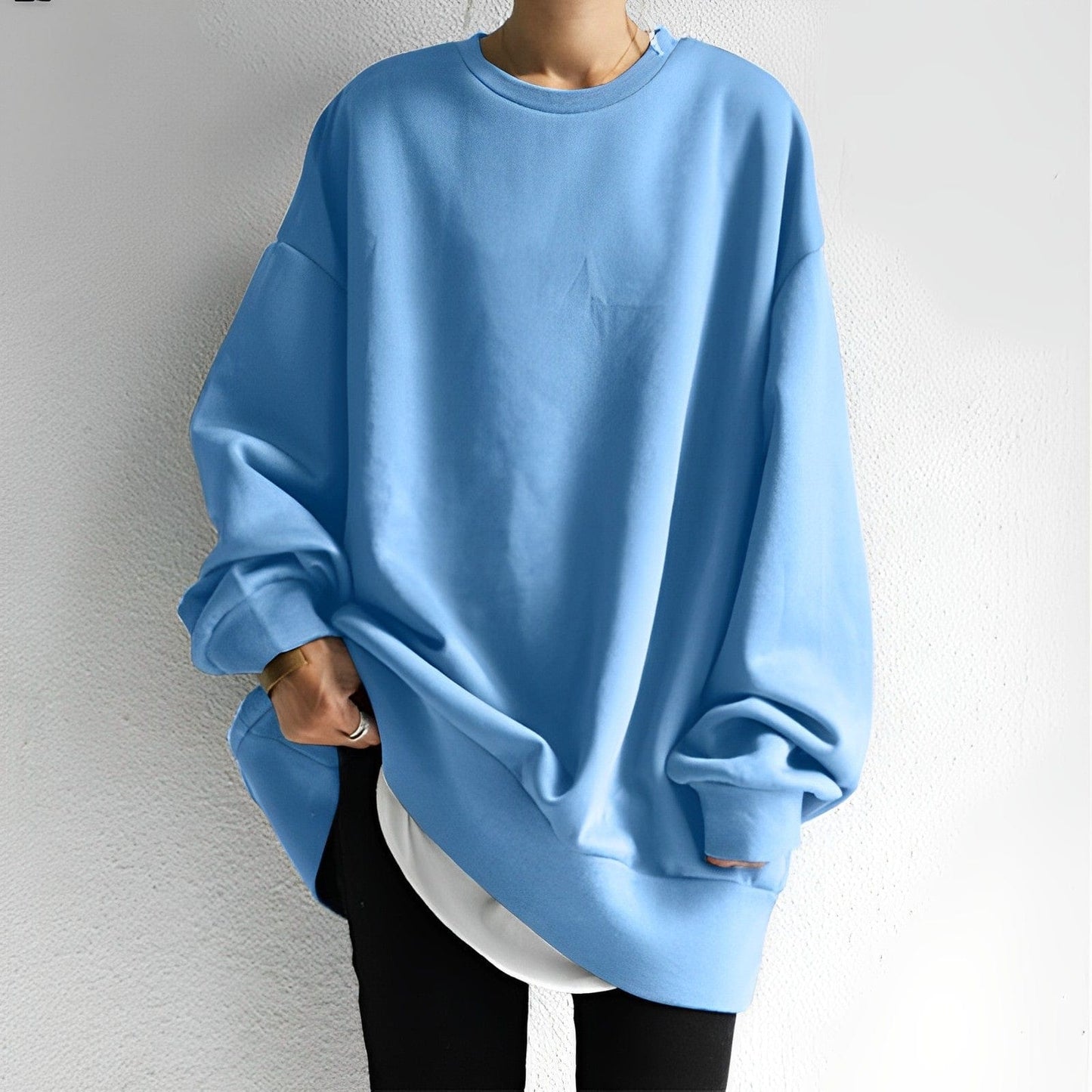 Image of Maria | Women's Oversized Crewneck Pullover Sweater