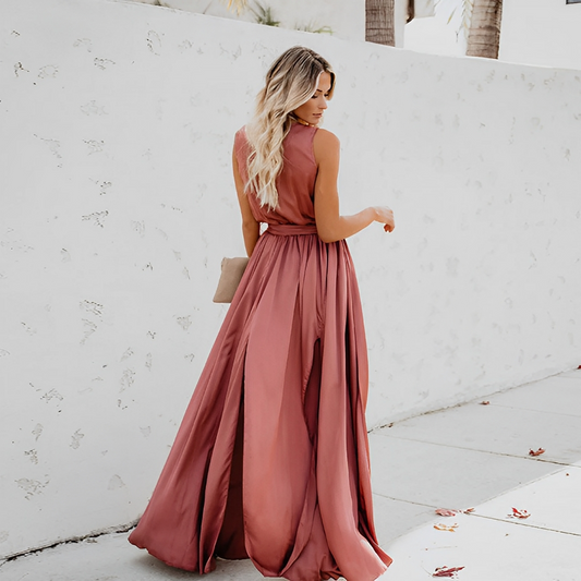 Image of Marissa | Women's Sleeveless A-Line Maxi Dress