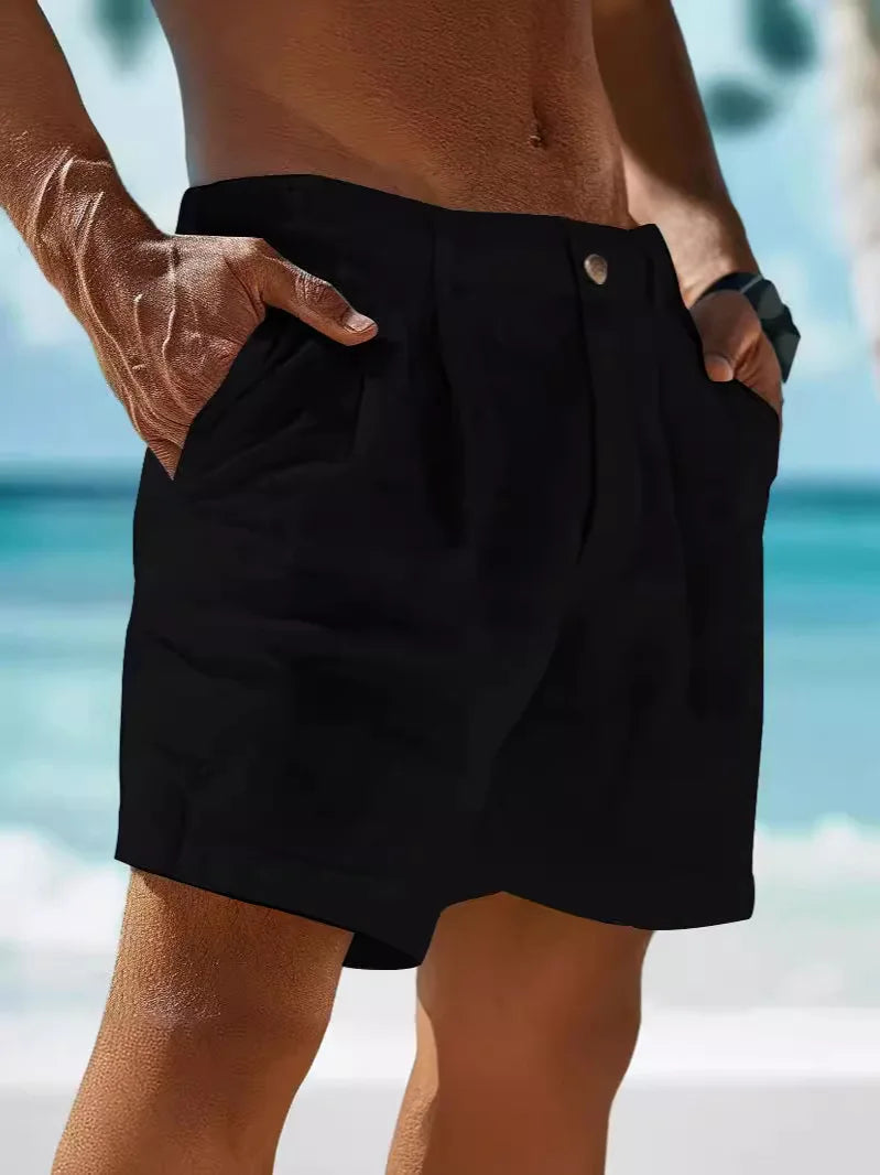 Men's Airy Linen Summer Shorts