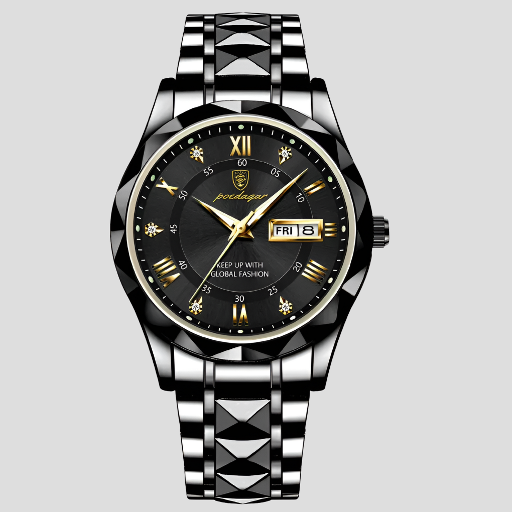 Men's Stainless Steel Everyday Business Watch