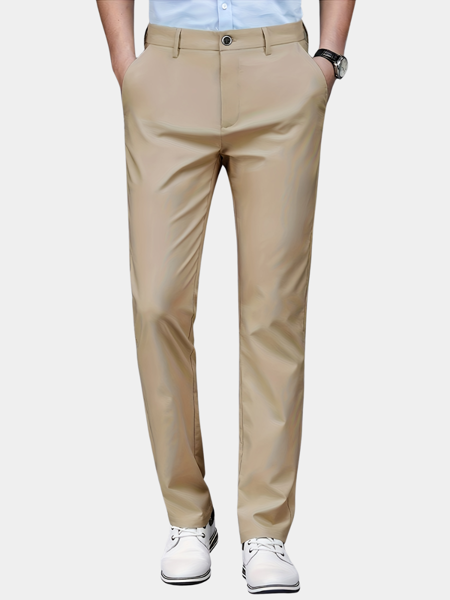 Men's Straight-Leg Dress Trousers