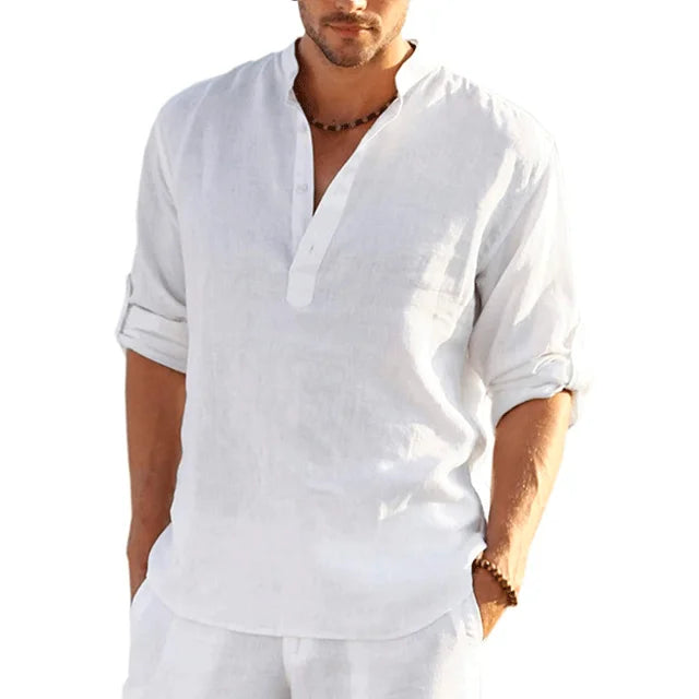 Men's Summer Linen Shirt