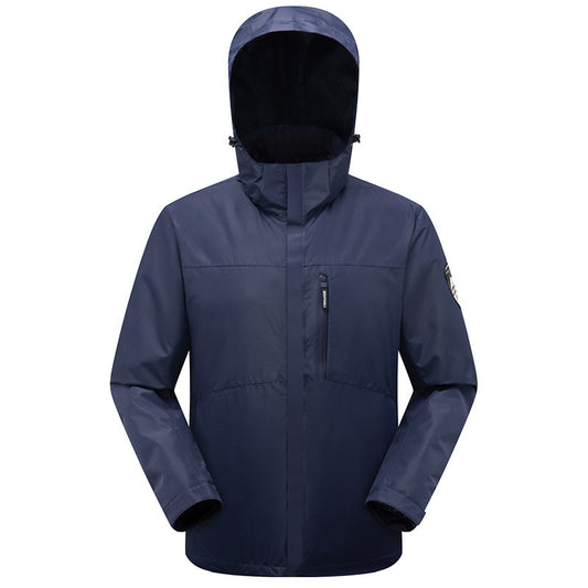 Men's Insulated Waterproof Winter Parka with Hood - Image 2
