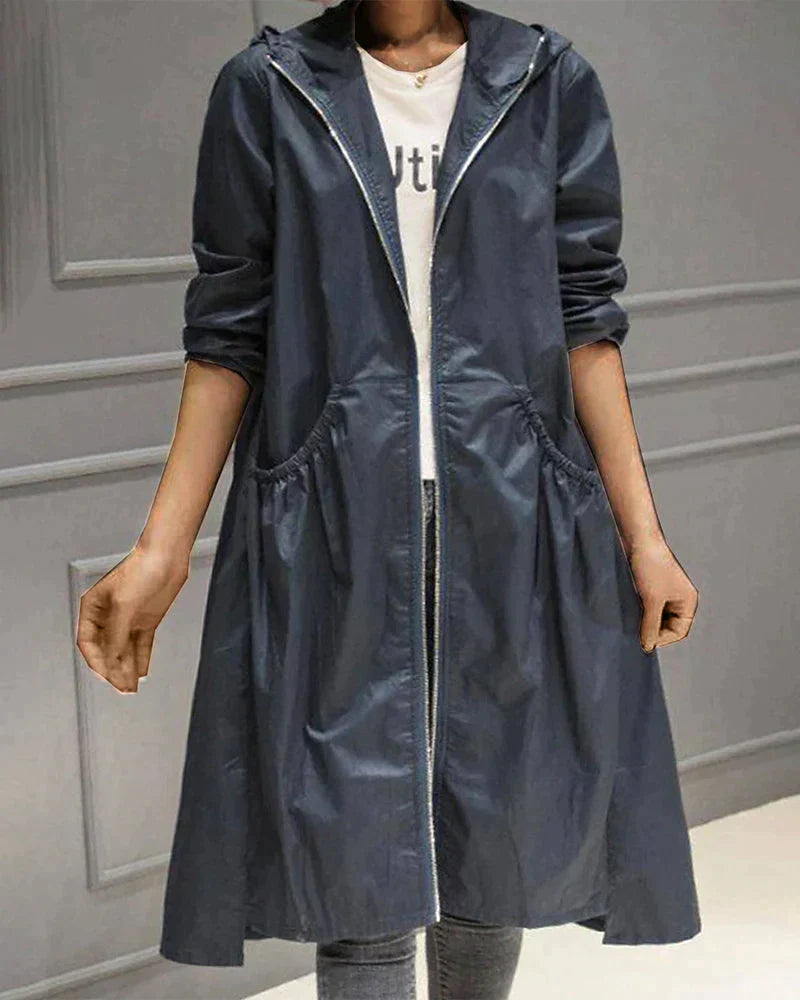 Image of Mia | Women's Longline Hooded Jacket