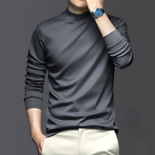 Image of Neil | Men's Slim-Fit Long Sleeve T-Shirt