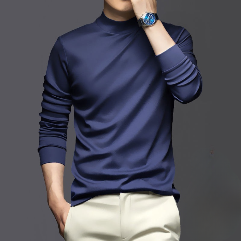 Image of Neil | Men's Slim-Fit Long Sleeve T-Shirt
