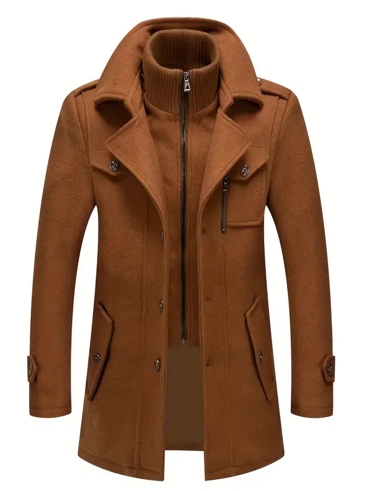 Image of Nicholas | Men's Double Breasted Overcoat