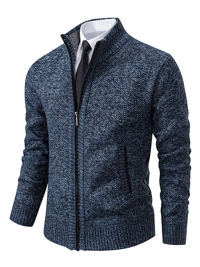 Image of Noah | Men's Zip-Up Cardigan