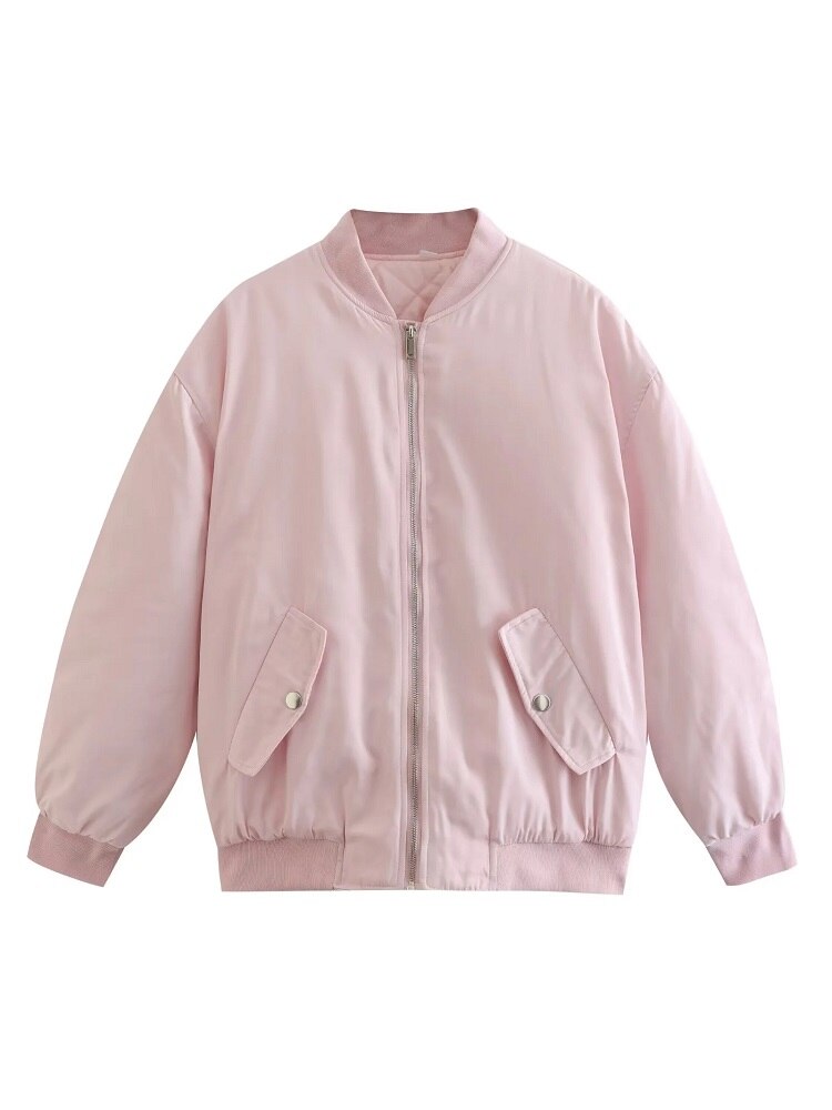 Image of Renee | Women's Oversized Bomber Jacket