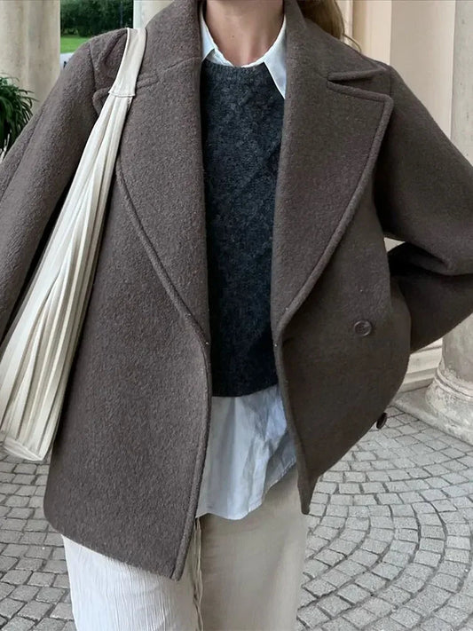Image of Rhonda | Women's Oversized Double-Breasted Coat