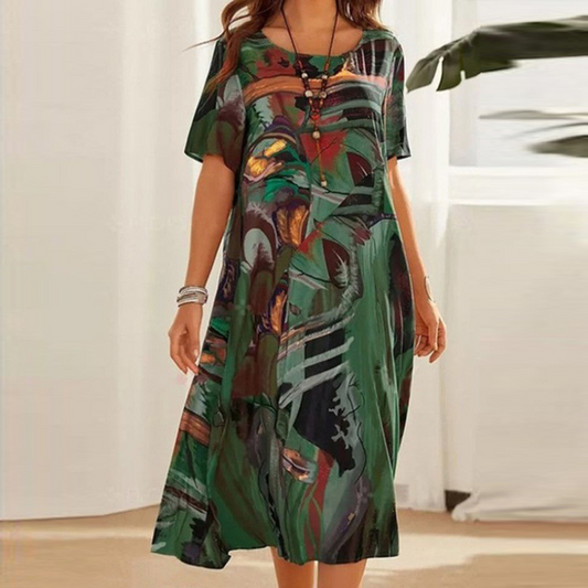 Image of Rita | Women's A-Line Midi Dress