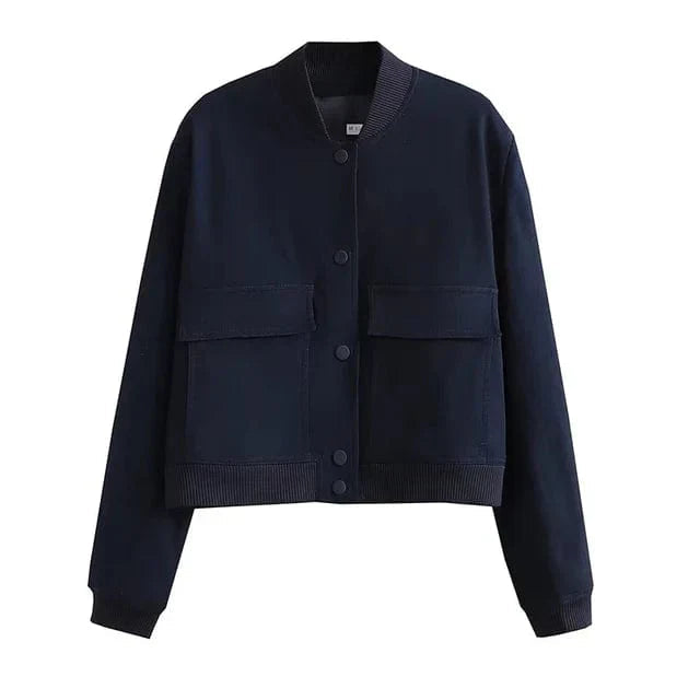 Image of Robin | Women's Cropped Bomber Jacket