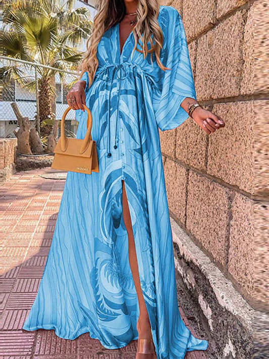 Image of Ruth | Women's V-Neck Maxi Dress
