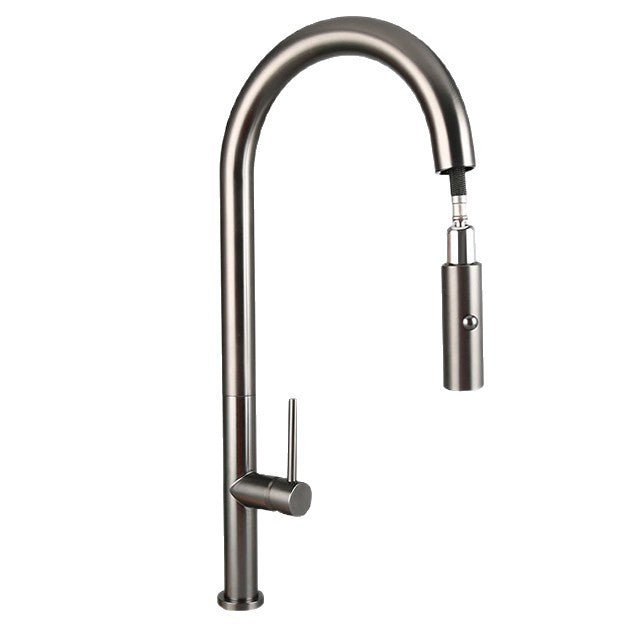 Stainless Steel Kitchen Faucet with Ceramic Valve