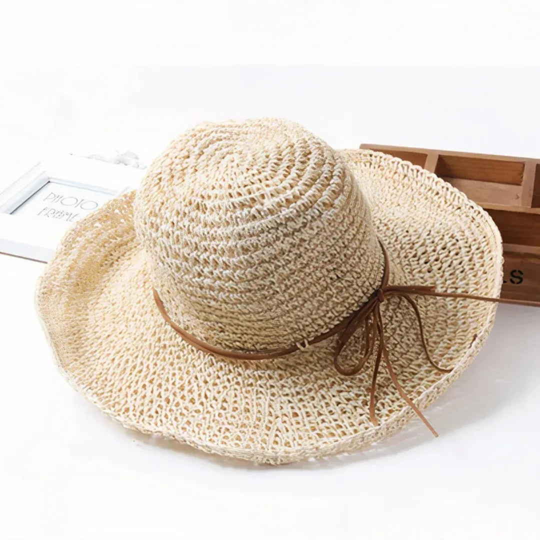 Summer Sun Hat - Foldable Wide-Brim Hat