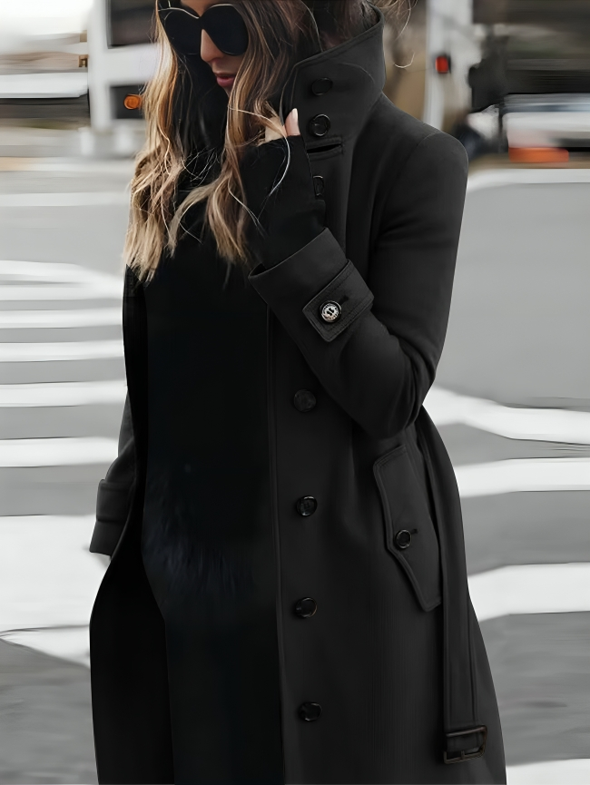 Image of Susan | Women's Belted Long Coat